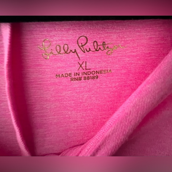 EUC Lilly Pulitzer Solia ChillyLilly Dress - Soliel Pink - XL - Picture 2 of 3